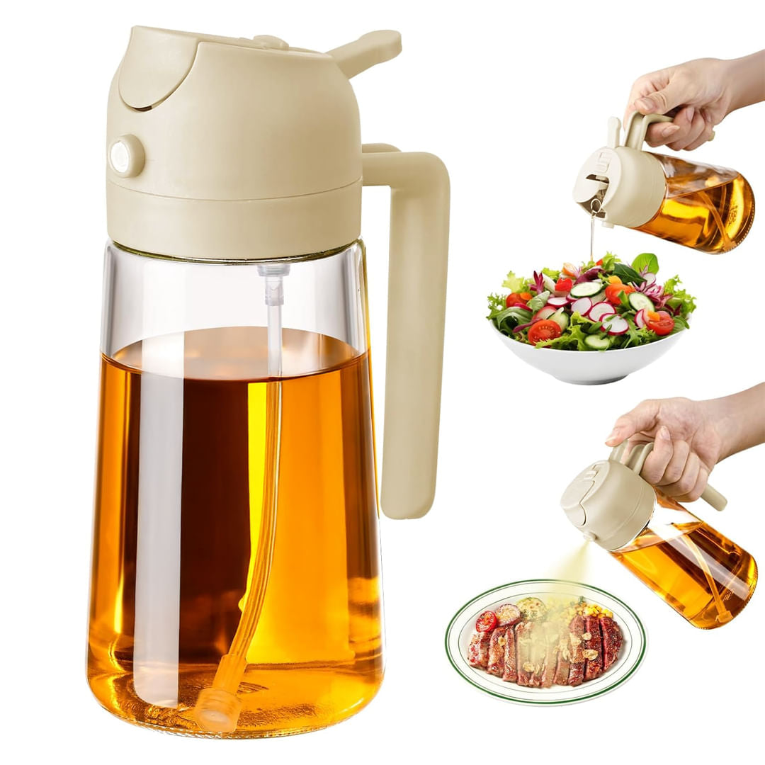 Dispensador Rociador de Aceite Vinagre 2 en 1